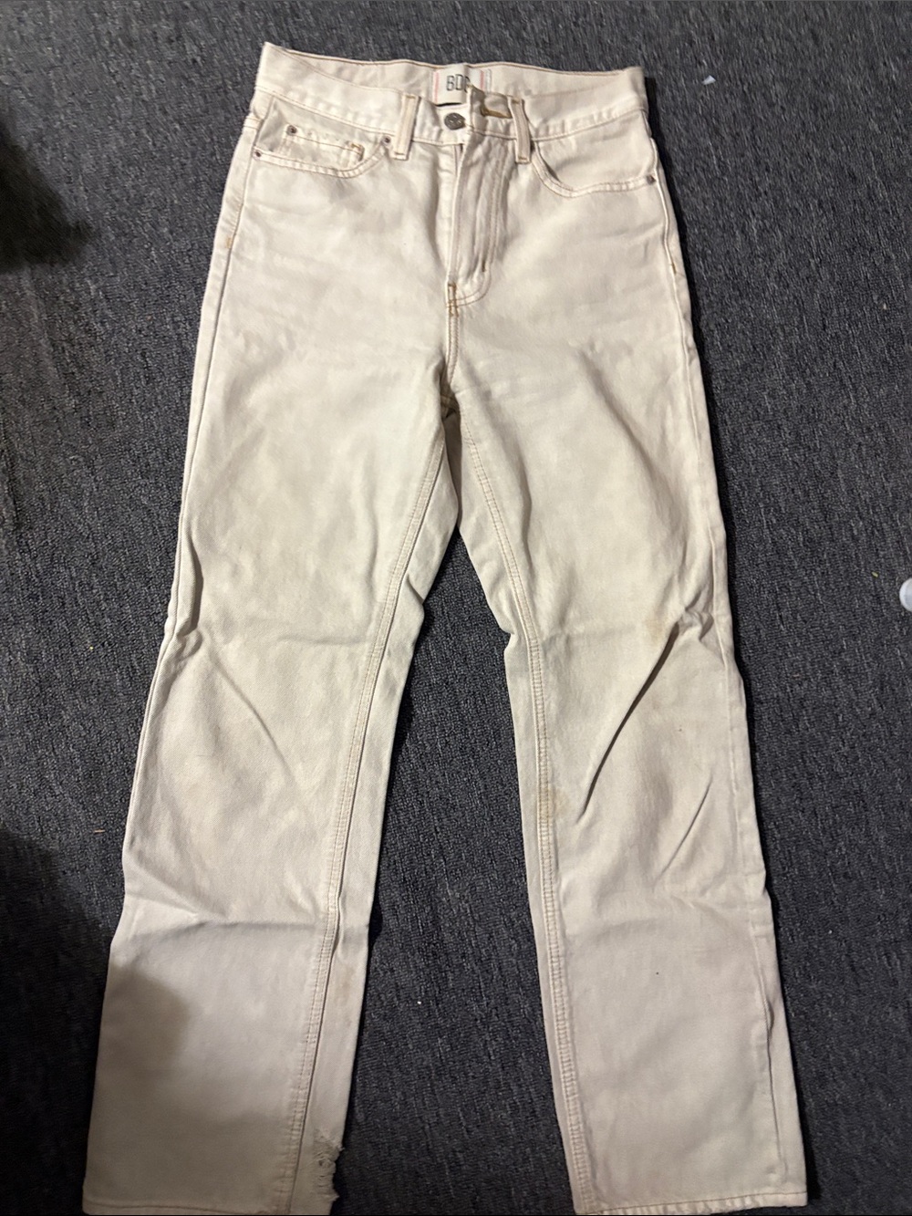 BDG Cream Straight Leg Women's Jeans